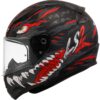 Kask LS2 FF353 Rapid II Kaiju Matt Black Red - obrazek 2