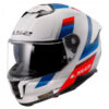 Kask LS2 FF808 Stream II Vintage White Blue Red - obrazek 2