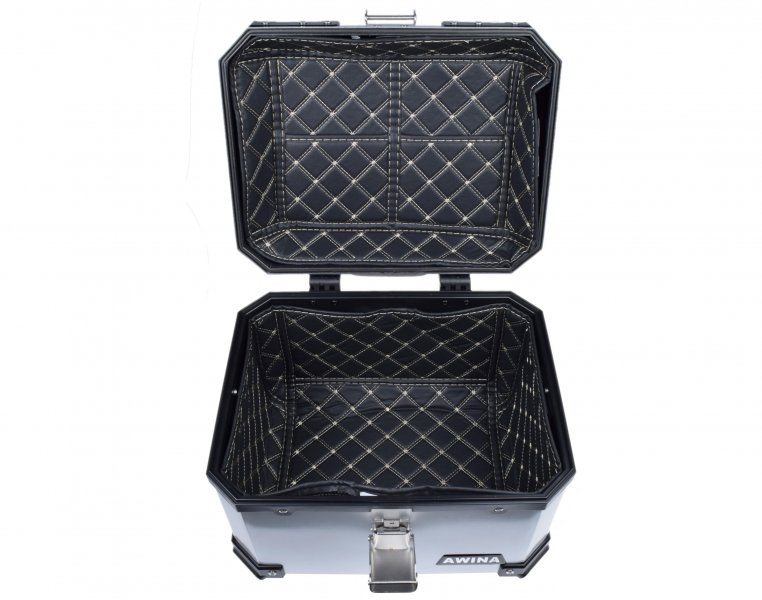 Kufer 35L 40x36x32.5 cm Adventure srebrny - obrazek 6