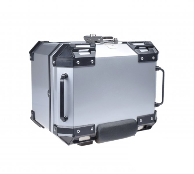 Kufer 35L 40x36x32.5 cm Adventure srebrny - obrazek 7