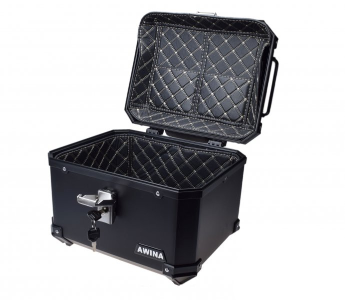 Kufer 45L 43.5x38x34 cm Adventure czarny - obrazek 3