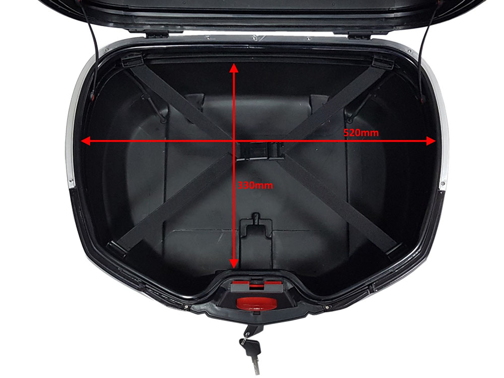 Kufer centralny 48L czarny światła LED - obrazek 6