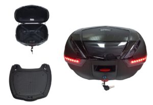 Kufer centralny 48L czarny światła LED